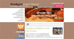 Desktop Screenshot of monkgateguesthouse.com